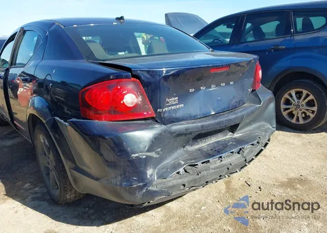 2013 Dodge Avenger Sxt z USA, uszkodzony, nr VIN 1C3CDZCB9DN709865